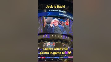 Jack Nicholson is back! - Lakers vs Grizzlies - Crypto.com Arena -April 28, 2023 -Los Angeles CA