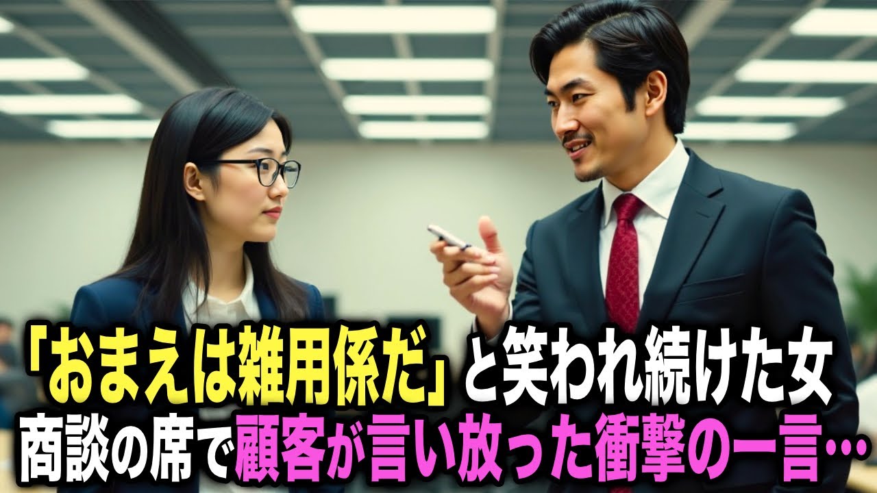 「お茶汲みしか能がない」と嘲笑され続けた女。商談の日、全員が息を呑んだ理由とは？