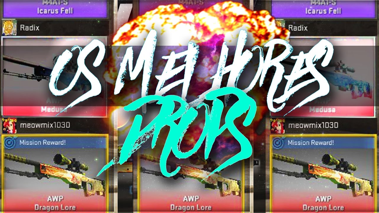 |CS:GO| OS MELHORES DROPS EM JOGO😲 😵 - YouTube