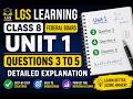 CLASS 8| MATHS | UNIT 1 EXERCISE 1| Q 3 - Q5| #lgs learning |#education #lgs #unit1 #exampreparation