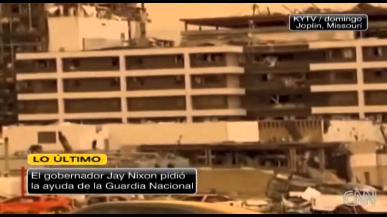 Tornado en Joplin, Missouri Estados Unidos deja más de 116 muertos (22/5/11) HD