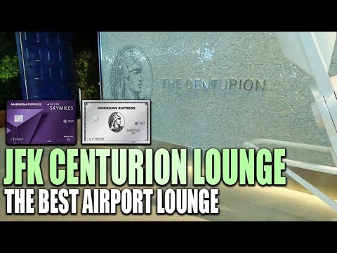 Video: JFK:n lentokentän New American Express Centurion Loungessa