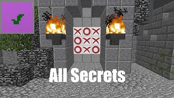 Tic Tac Toe Room ALL SECRETS - Hypixel Skyblock