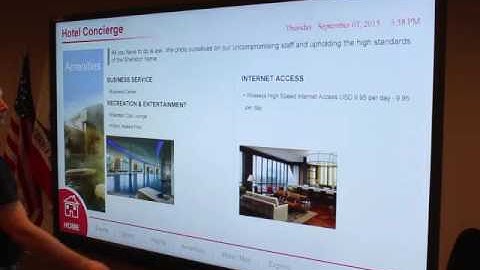 Wayfinding Digital Signage for Hotels