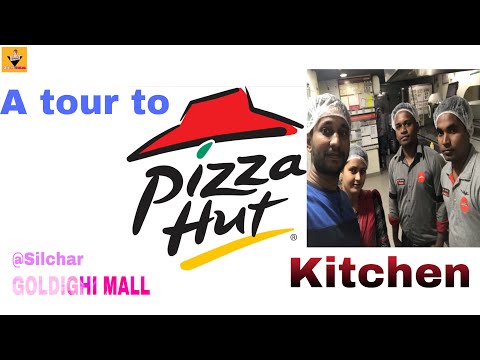 Pizza Hut Kitchen Tour #VegPizza #NonVegPizza #GoldighiMall #PizzaHutNearMe #HowToMakePizza