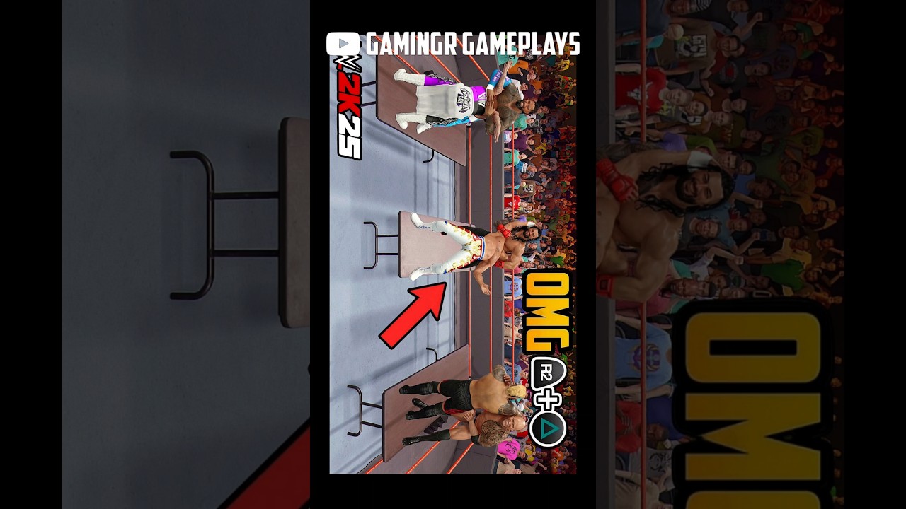 25 секунд экстремальных моментов в WWE 2K25! 