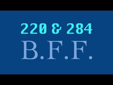 2 And 284 Amicable Numbers Numberphile Youtube