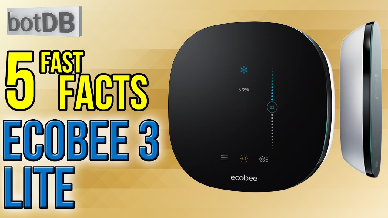 Ecobee 3 Lite: 5 Fast Facts - YouTube