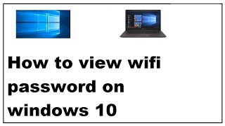 How to view wifi password on windows 10 screenshot 2