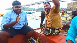 Fishing with Small boy SUBBU | தம்பி சுப்பு வுடன் , முரட்டு பேய் மீன் வேட்டை | @villagefoodsafarisuppu1