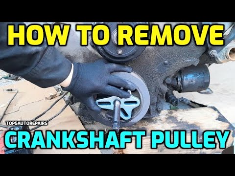HOW TO REMOVE A CRANKSHAFT PULLEY OR HARMONIC BALANCER WITH A PULLER