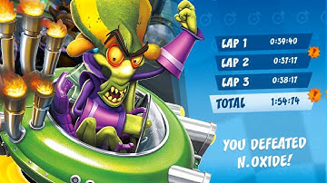 Crash Team Racing - SLIDE COLISEUM [2:00] OXIDE Time Trial Guide (Nitro-Fueled)