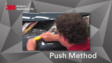 Paint protection film. Squeegee techniques