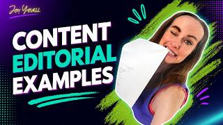 Content Editorial Examples