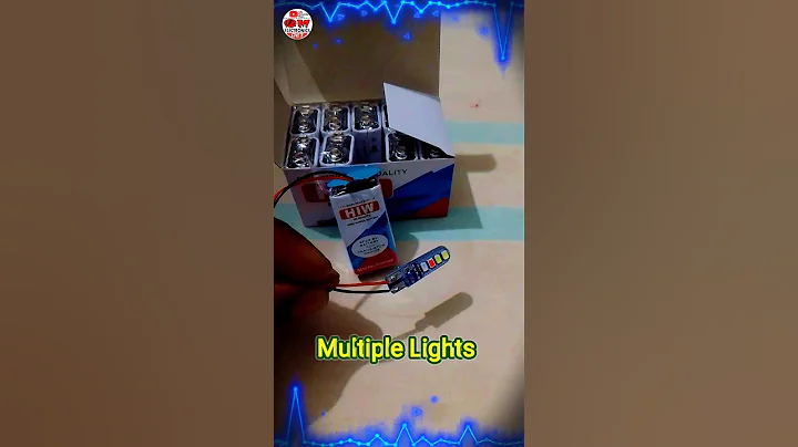 The Coolest 9V RGB Lights #shorts