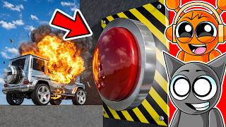 What Happens If This Car Hits the RED BUTTON?