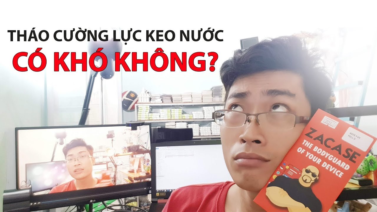 UV tempered glass, easy to remove? - YouTube