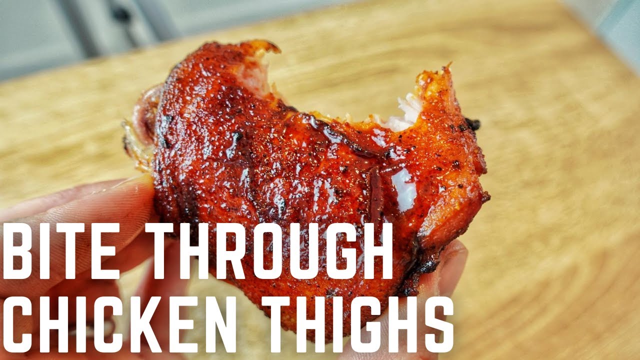 Chicken Thighs On The PK Grill Bite Through Skin EVERY TIME YouTube