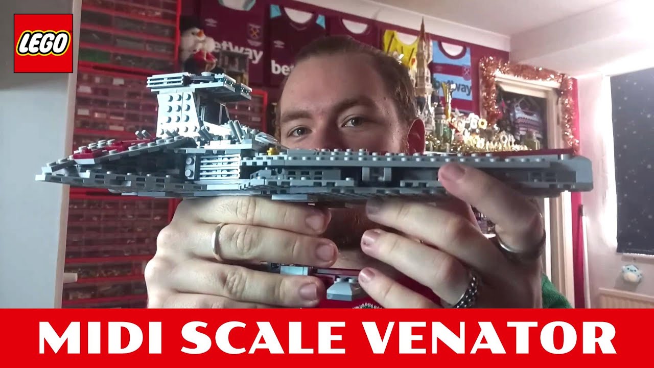 LEGO MOC MIDI-Scale Venator-Class Republic Cruiser by DigitalSock