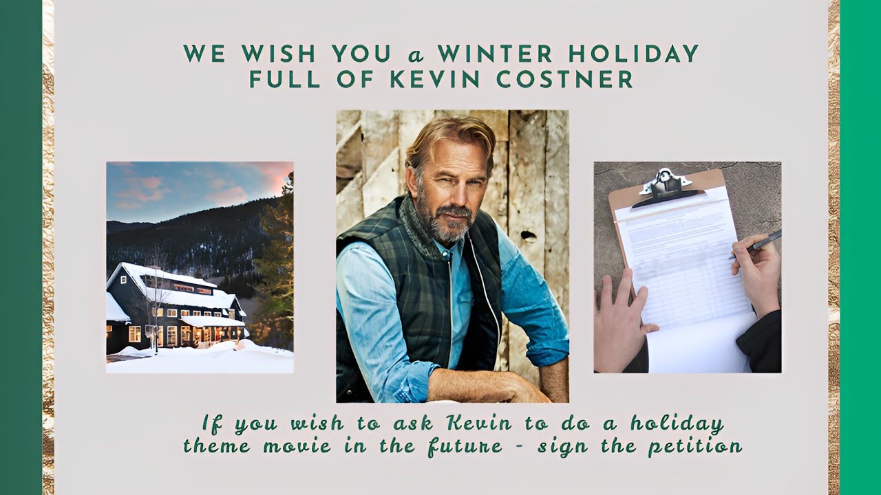 Fans Rally Behind Kevin Costner to Star in Holiday Movie - Change.org Petition Surge