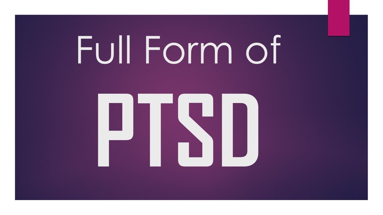 Full form of PTSDMedical Terms YouTube