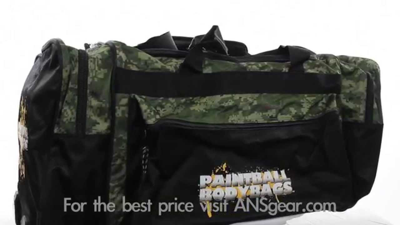 Paintball Body Bag Mega Gear Bag Review YouTube
