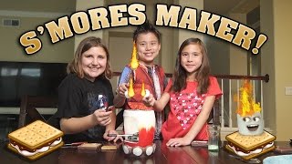 FLAMING MARSHMALLOWS with The Amazing S'MORES MAKER!