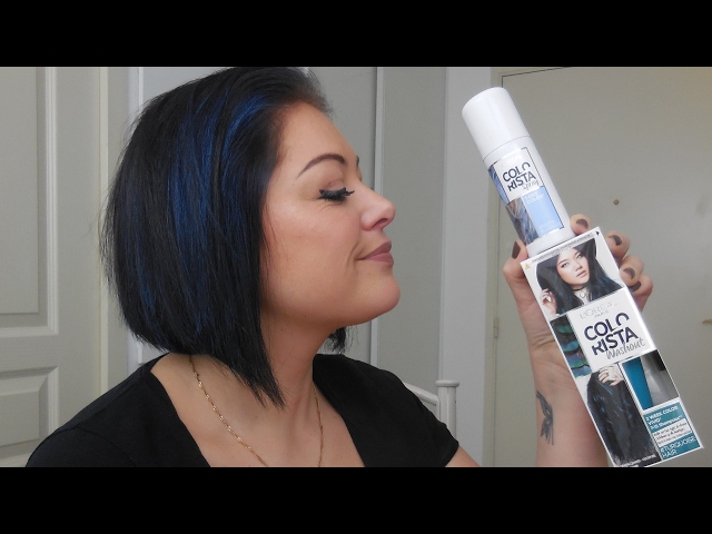 Cheveux colorés instantanément ? ♥ Test du spray colorista de L'Oréal 