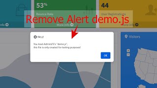 Ep.2 แนะนำการ Remove Alert Demo.js  AdminLTE v3  2023