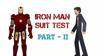 Iron Man suit test [Part-II] (Stick Nodes) | With sound effects | Stick Animation Zone