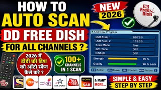 How To Auto Scan Dd Free Dish For All Channels? How To Auto Scan Dd Free Dish In 2026?