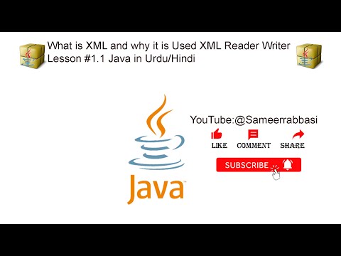 What is XML and why it is Used XML Reader Writer Lesson #1.1 Java in Urdu/Hindi