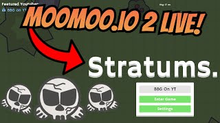 Moomoo.io 2 (Stratums.io) PLAYING WITH FANS! CRASH FIXED!