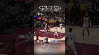 How Clutch Has Darius Garland Been At The End Of Games This Year? #nba #basketball