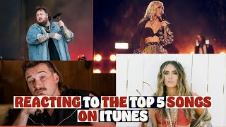 Drum Teacher Reacts To Top 5 Songs On iTunes (Miley Cyrus, Jelly Roll, Lainey Wilson, Morgan Wallen)