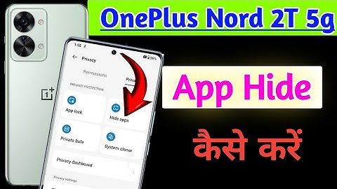 OnePlus Nord 2T 5g Hide Apps Setting/How to hide app in OnePlus Nord 2T/App Hide kaise kare
