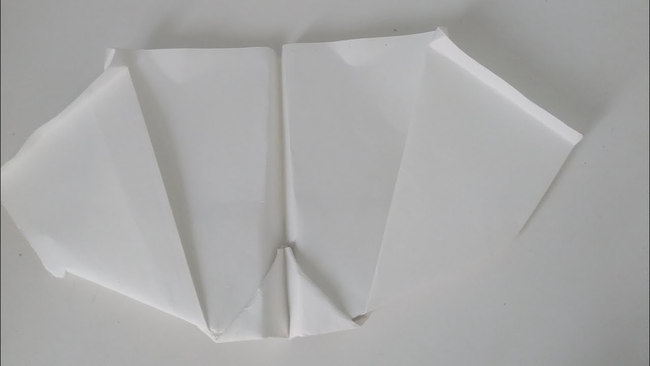 How to make a paper bat plane.