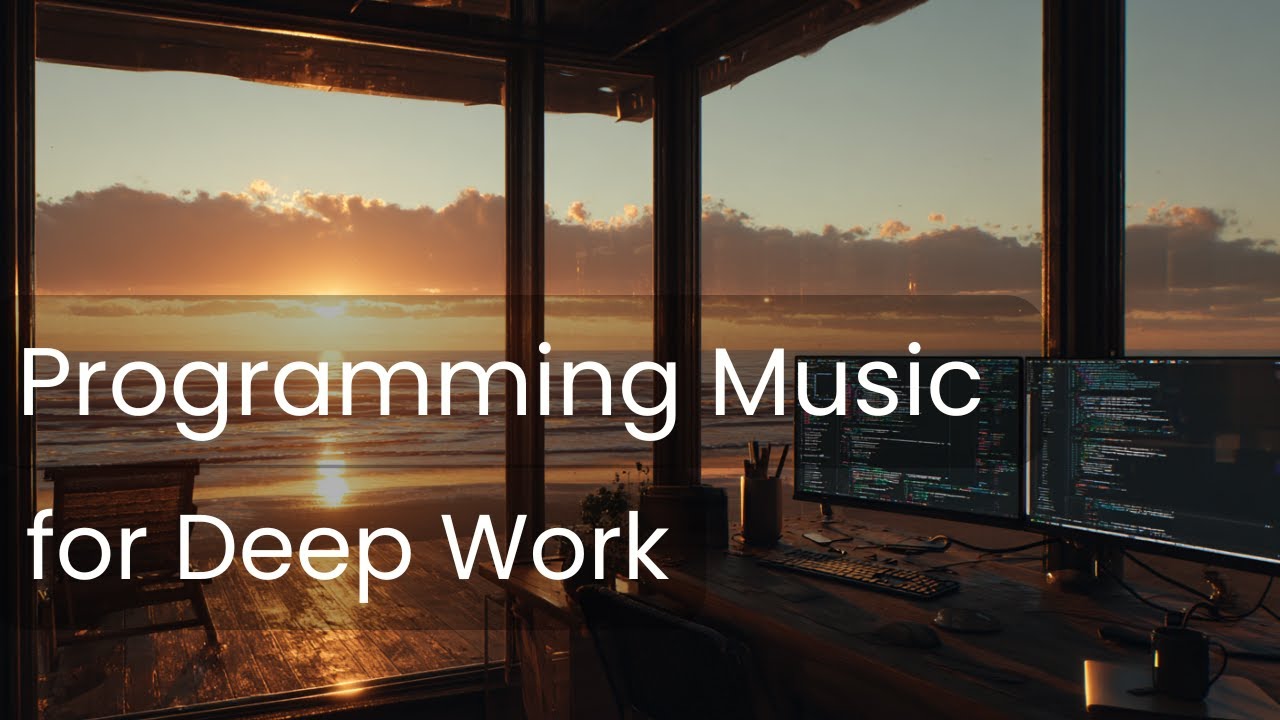 Deep Focus Music for Coding ⚡ Tropical Synthwave Mix [No Vocals]