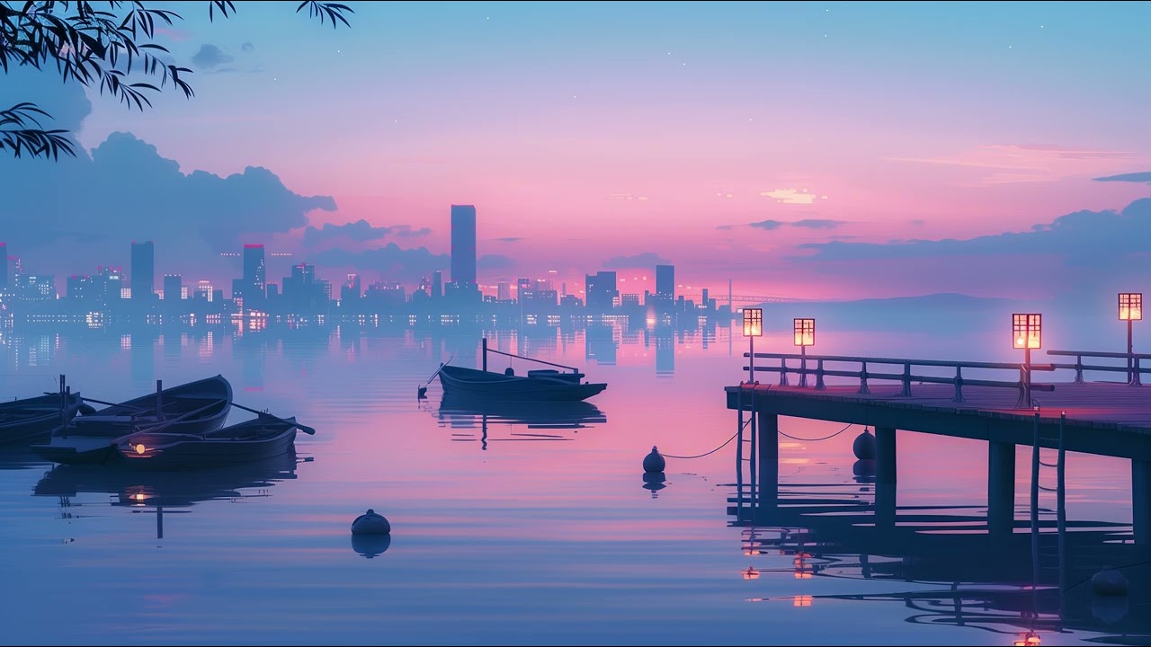 Dawn at Toyo Harbor | Lo-Fi Ambient