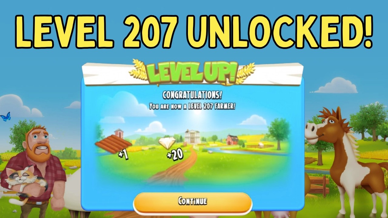 Level 207 Unlocked in Hay Day 🎉 | Full Gameplay & Big Progress