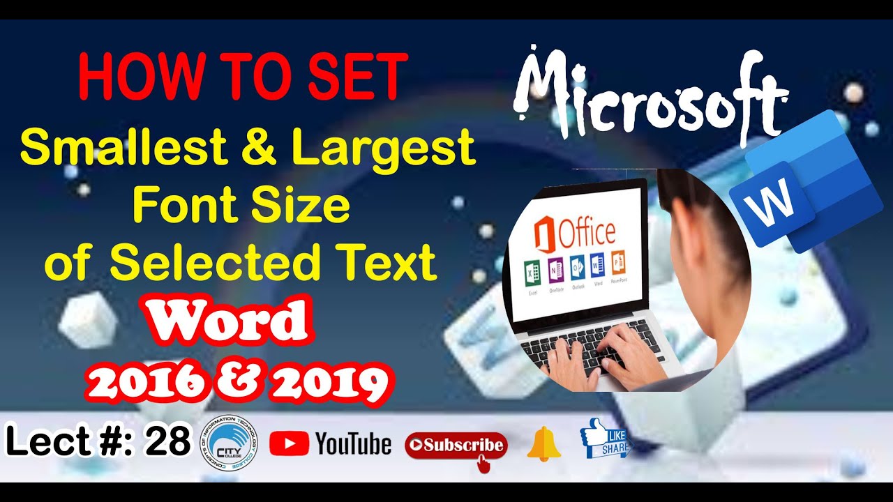 Smallest Font On Word