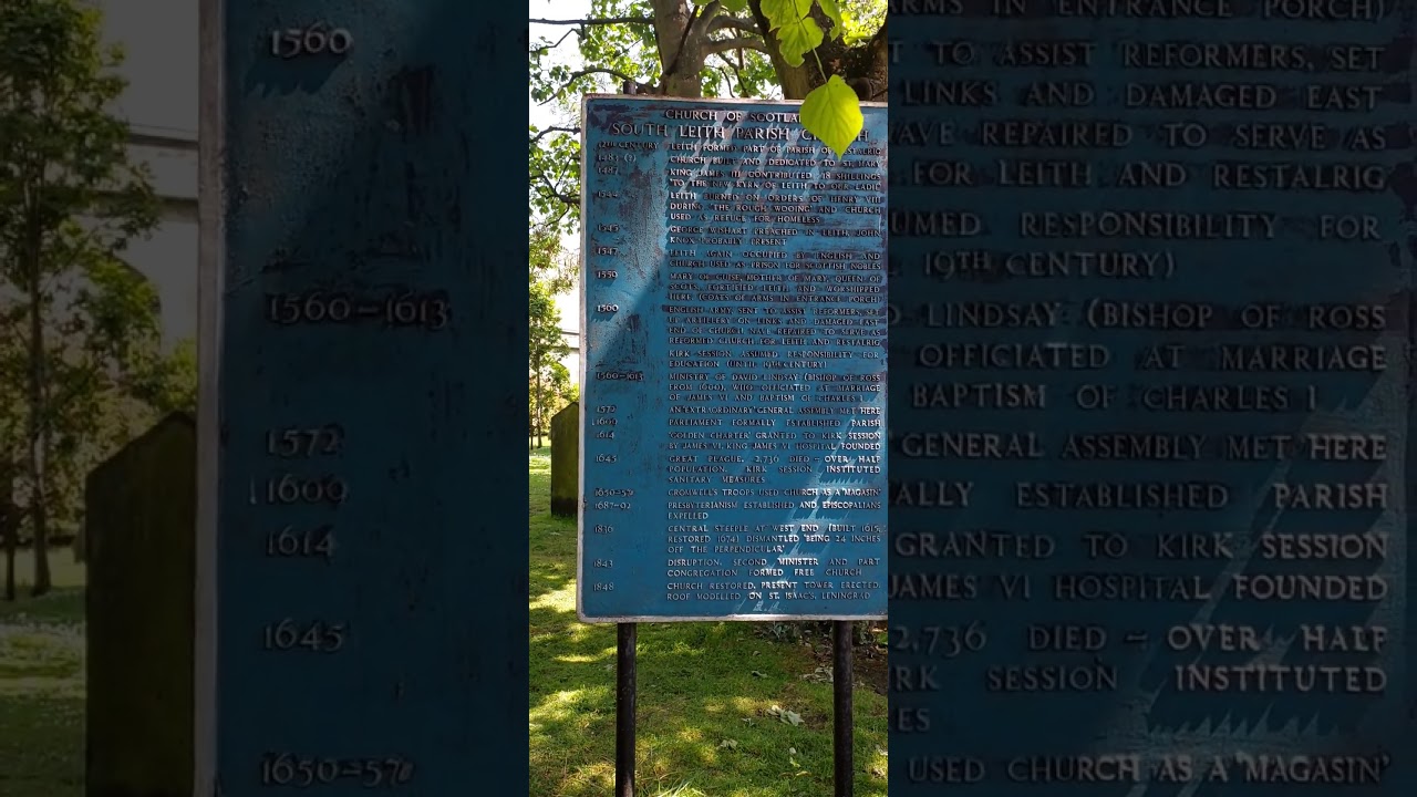 Amazing history of South Leith kirkyard! #death #scotland #graveyard #edinburgh #history