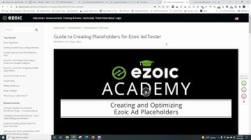 Using Ezoic Placeholder 