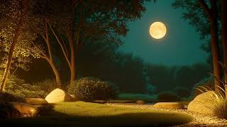 Nighttime Japanese Garden Design Ideas | Soft Outdoor Lighting for a Peaceful Backyard Zen Garden screenshot 1