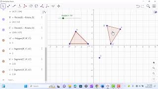 Rotation in Geogebra