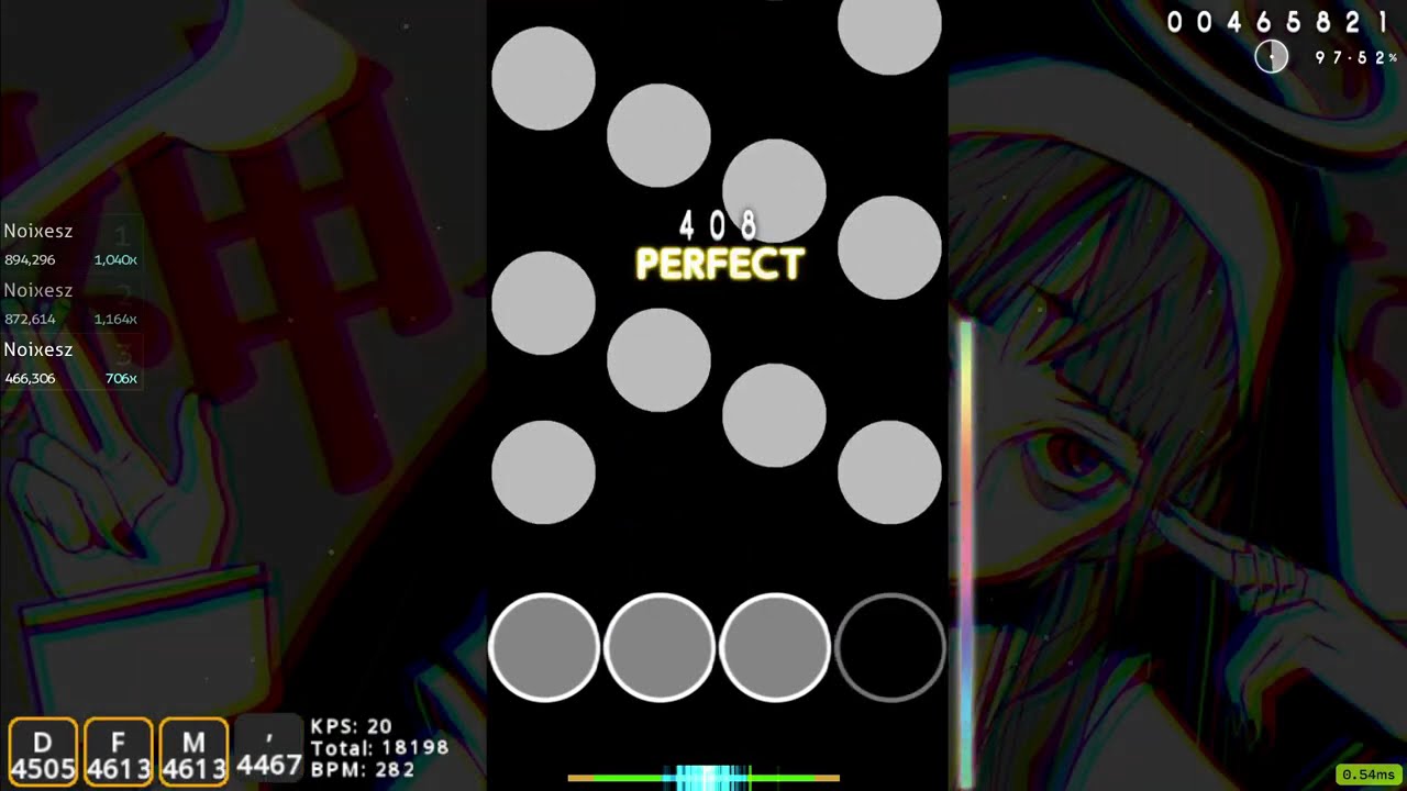 osu!mania - PinocchioP feat. Hatsune Miku - God-Ish (7_7 bootleg) 0.8x 97.98% - 5.35*