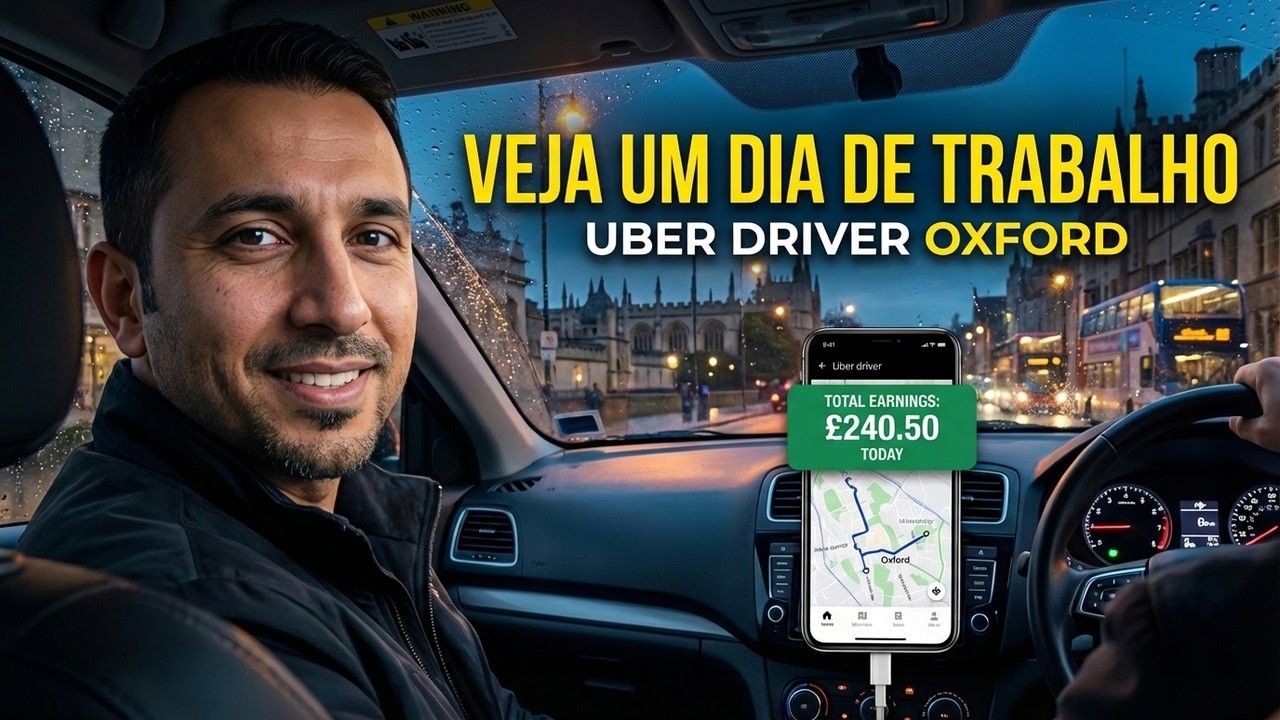 Motorista de Uber na Inglaterra ganha 2000 em 9 horas!!!!