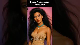 Disney prinncesses as 80s models #disney #disneyprincess #ai #aivideo #aicontent #80s  #aicontent
