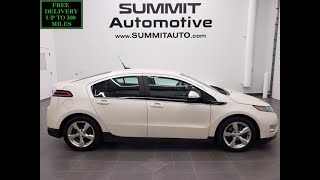 2014 CHEVY VOLT PREMIUM GROUP SAFETY TECH 2 WALK AROUND REVIEW WHITE DIAMOND 11056A SOLD! SUMMITAUTO
