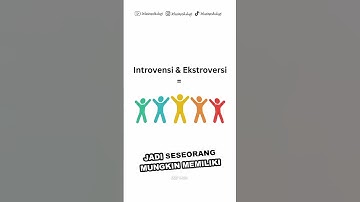 Ekstrover/ Introvert 100%? #edukasi #animasi #ilmu #motivation #kesehatanmental #psikolog #introvert